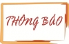 THÔNG BÁO TUYỂN SINH NĂM HỌC 2018-2019